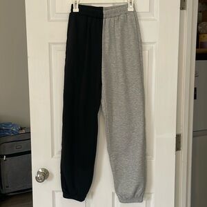 SHEIN black/gray sweatpants